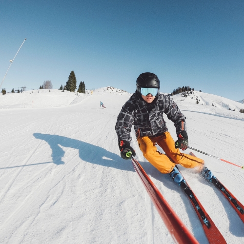 Skiing orthotics