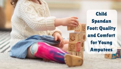 Child spandan foot quality and comfort for young amputees