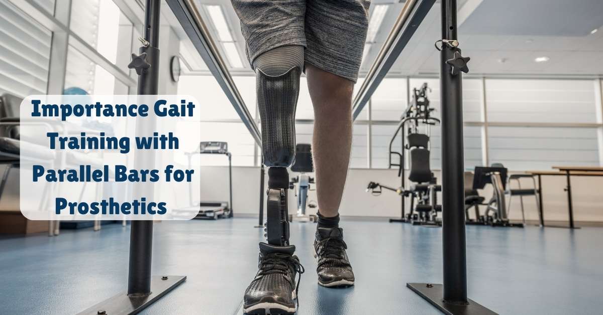 Gait training with parallel bars for prosthetics